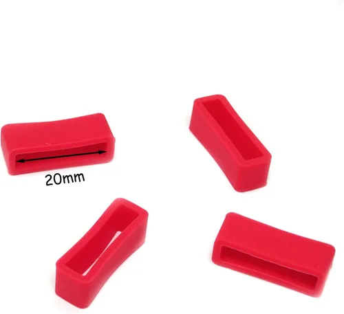 Miniatura 25 de Honbay 4 correas de reloj de repuesto de goma de 0.78 pulgadas (0.787 in)