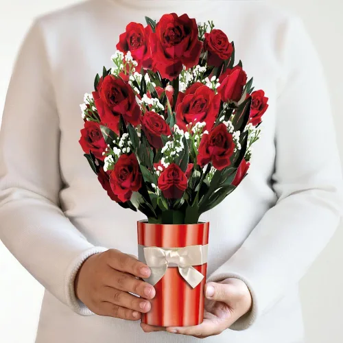 Miniatura 6 de Lovepop Ramo de flores de Susan de ojos negros – Ramo de flores de papel amarillo 3D para ella, amiga, mamá, compañera de trabajo