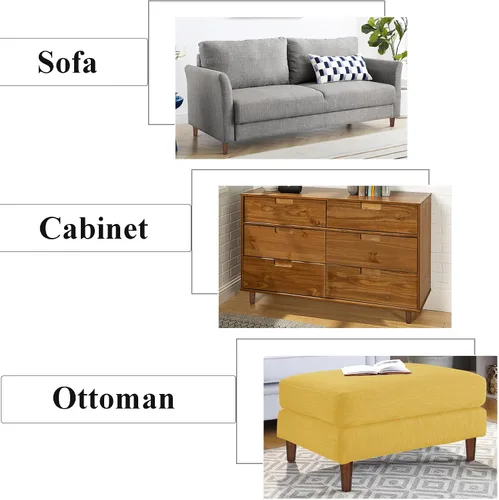 Miniatura 3 de Patas de madera para muebles, patas de sofá de color nogal, patas de repuesto para gabinete, tocador, sofá, silla, aparador, paquete de 4