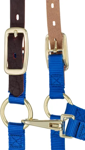 Miniatura 7 de Weaver Leather Caballo ajustable de nylon Breakaway Halter, azul, destetado/poni
