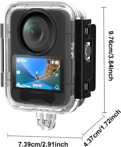 Miniatura 9 de Coyktonty Estuche de buceo impermeable para DJI Osmo 360, soporta 50M/164FT Subacuático Buceo Buceo Buceo Profundo