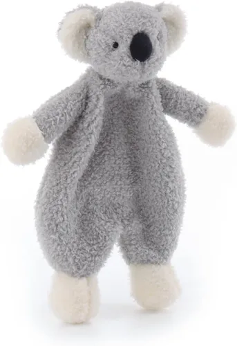 Miniatura 3 de Apricot Lamb Manta de seguridad de animales de peluche, koala gris, manta de personaje para guardería, felpa de lujo para acurrucarse
