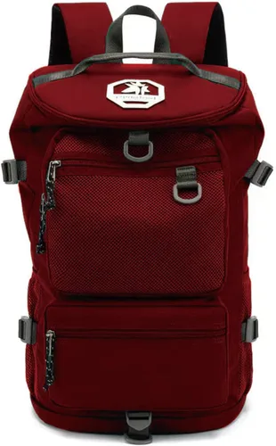 Miniatura 25 de Kalesi Bolsa de lona para gimnasio, 4 vías, impermeable, con compartimento para zapatos, para viajes, deporte, senderismo, laptop