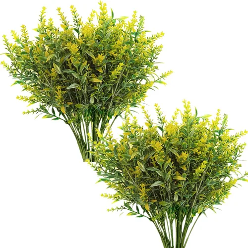 Miniatura 48 de CATTREE Plantas artificiales de palmeras tropicales, plantas de plástico, arbustos de helecho, árbol de coco, arbustos falsos para interiores