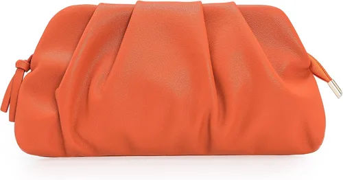 Miniatura 16 de CHARMING TAILOR Bolso tipo sobre elegante de cuero vegano suave con pliegues de PU para mujer