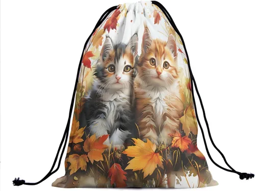 Miniatura 163 de Bolsa de agarre de gimnasia de piel de animal, bolsa de gimnasia con cordón ajustable, bolsa de cuerda para fauna silvestre, Mariposas Galaxy
