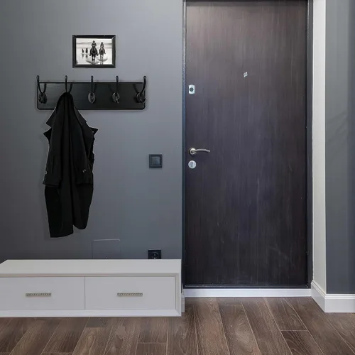 Miniatura 5 de WEBI Perchero para montar en la pared, gancho para colgar abrigos en la pared, 16" de agujero a agujero, ganchos para colgar en la pared, perchero