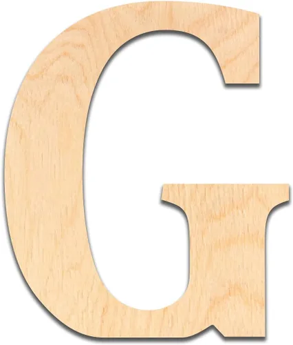 Miniatura 14 de Ampersand - Letras de madera de 6 pulgadas de alto, abedul báltico de 1/4 de pulgada de grosor, decoración de bricolaje pintable, letreros
