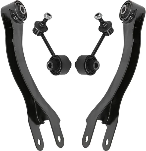 Miniatura 116 de Detroit Axle - Brazos de control superiores traseros para Chrysler 300 Dodge Challenger Charger Magnum, reemplazo del conjunto de brazos de control