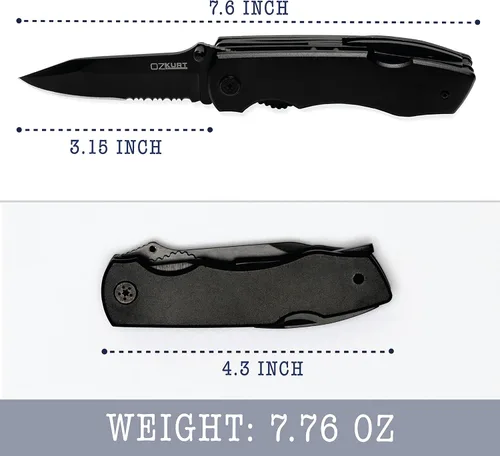 Miniatura 6 de Cuchillo multiherramienta personalizado con nombre grabado en 20 fuentes, cuchillo de alicates multiherramienta 9 en 1 con alicates, juego