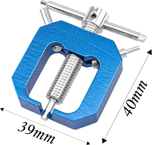 Miniatura 6 de ShareGoo - Extractor de engranajes de motor a control remoto, herramienta universal para extractor de dientes de piñón, compatible con HSP HPI Azul