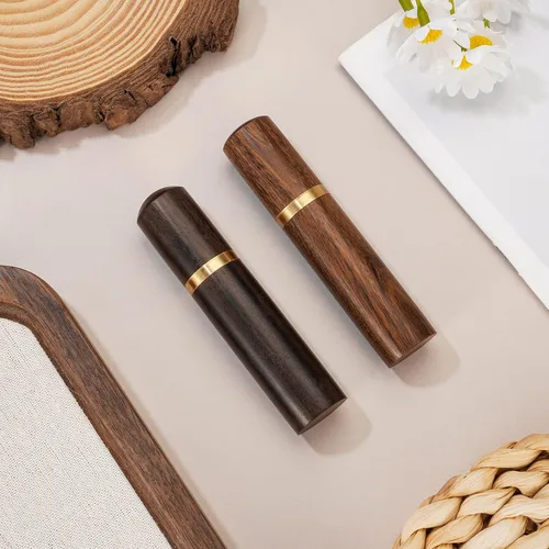 Miniatura 4 de SOITIS Juego de dos pequeñas urnas de madera, mini urnas para cenizas, urnas de cremación para cenizas humanas, urnas decorativas, recuerdo