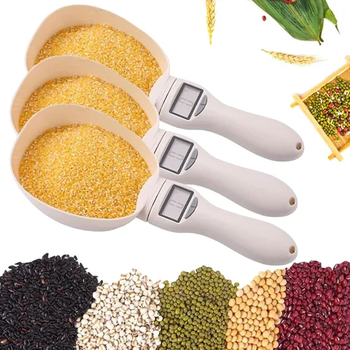Miniatura 9 de Cuchara medidora digital, cuchara medidora electrónica con pantalla LCD, escala de medición de alimentos de alta precisión de 28.22 oz/0.00 oz