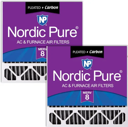 Miniatura 23 de Nordic Pure 20 x 20 x 5 (19_5/8 x 19_7/8 x 4_3/8) Honeywell/Lennox MERV 12 filtros de aire de repuesto, 2