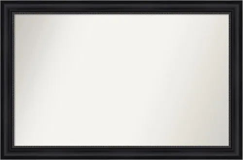Miniatura 424 de Amanti Art Espejo personalizado, espejo de baño negro Astor, espejo de pared o espejo de tocador de baño sobre el fregadero (25 x 25 pulgadas)