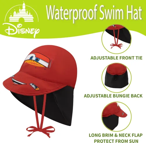 Miniatura 4 de Disney Sombrero de natación para niños pequeños sombrero de sol para niños sombrero de verano con favoritos sombrero de sol para bebé