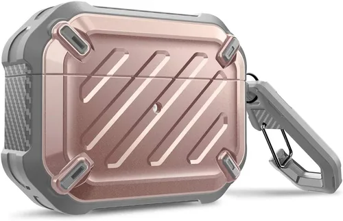Miniatura 11 de SupCase - Estuche para Airpods Pro Serie Pro Unicorn Beetle, resistente carcasa de protección completa con mosquetón para Airpods Pro de Apple Verde