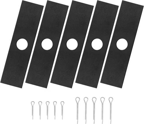 Miniatura 8 de 613223 Cuchilla de bordeadora compatible con S tihl R yobi Troy-Bilt Echo Edger – 7-3/4 pulgadas x 2 pulgadas para recortadora de malezas, repuesto