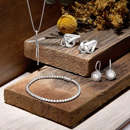 Miniatura 5 de Silpada Pulsera elástica de plata esterlina 'Charlotte', 6.75