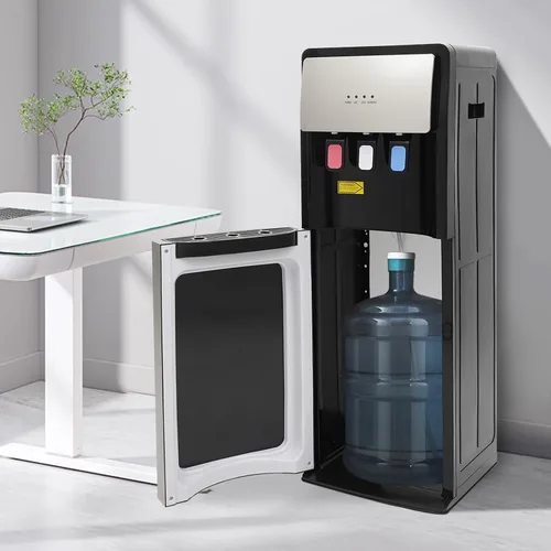 Miniatura 3 de Dispensador de agua de carga inferior, 3 temperaturas, dispensador de agua caliente y fría para botellas de 5 galones, dispensador de enfriador