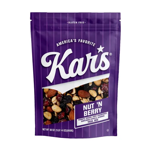 Miniatura 13 de Kar's Nuts Cranberry Almond Delight Trail Mix, paquetes individuales de 3 onzas, paquete a granel de 42, aperitivos sin gluten