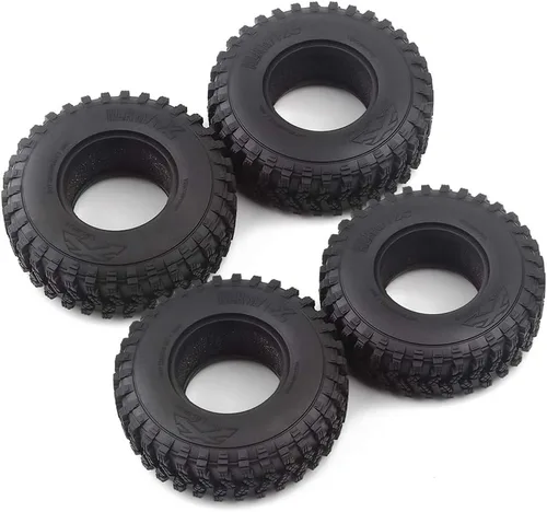Miniatura 5 de INJORA Neumáticos RC 1.9 pulgadas 4 piezas RC Juego de neumáticos de goma para 1:10 RC Crawler Axial SCX10 SCX10 III AXI03007 D90 TF2 MST Tamiya