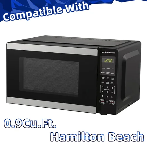 Miniatura 3 de Plato de vidrio para microondas de 10.6" compatible con microondas Hamilton Beach de 0.9 pies cúbicos. Reemplazo de la placa de vidrio MP-P23