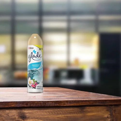 Miniatura 6 de Glade - Ambientador, espray de habitación, Aqua Waves, 8 onzas, 12