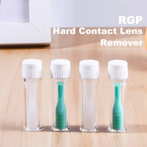 Miniatura 5 de Paquete de 10 removedores de lentes de contacto duros, insertador de émbolo de contacto RGP para lente de contacto dura RGP