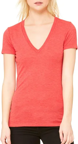Miniatura 2 de Bella Canvas 8435 Ladies' Triblend Short-Sleeve Deep V-Neck T-Shirt