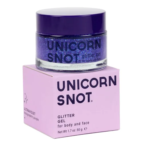Miniatura 7 de UNICORN SNOT Gel holográfico con purpurina para la cara y el cuerpo Maquillaje de purpurina para las fiestas: Regalos para calcetines y Navidad