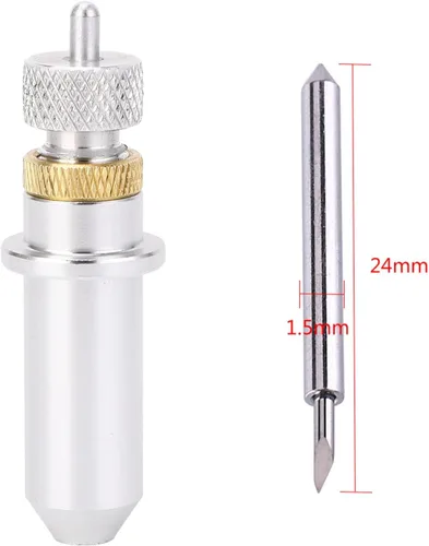 Miniatura 6 de Pixmax - Cuchillas de corte de vinilo Summa, cuchillas de trazador de vinilo, cuchillas de corte Summa, 15 piezas de acero de tungsteno, herramienta