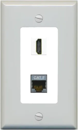 Miniatura 17 de RiteAV Placa de pared HDMI y Cat7 - 1 banda [marrón/marrón]