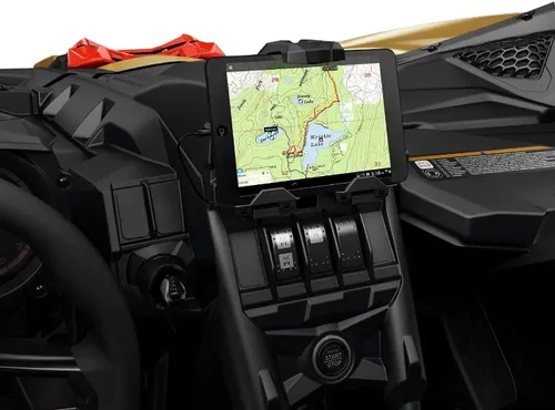 Miniatura 4 de Can Am Maverick X3 #715002874, Soporte para dispositivo electrónico, tablet, teléfono OEM nuevo