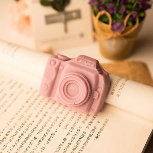 Miniatura 2 de 3D Cámara Silicona Chocolate Caramelo Molde Cake Decorar Herramientas DIY Mini Jabón Molde