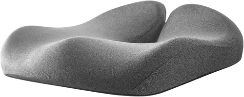 SupremeComfort X-Large - Cojín de asiento de espuma de alta densidad con gel para silla de oficina, silla de cocina, asientos de coche - Eleve su