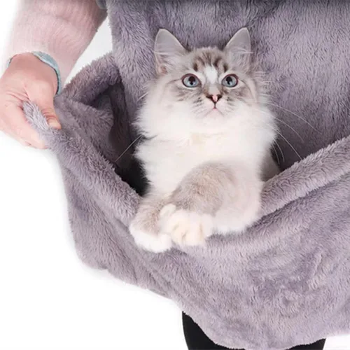 Miniatura 8 de Portador para gatos y mascotas, delantal, chaleco suave, bolsa de transporte para mascotas en el hombro para mascotas, para mascotas, bolsa frontal