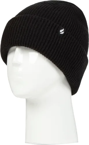 Miniatura 3 de Heat Holders Gorro de punto acanalado de color liso para mujer