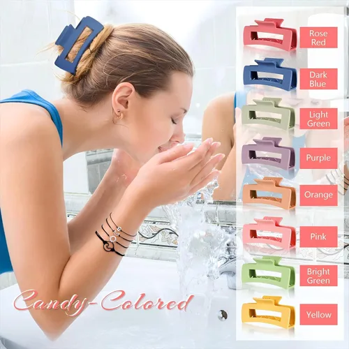Miniatura 3 de 49 pulseras de amistad con ondas de surfista, gargantilla en capas, accesorios de clip cuadrado para el cabello para mujer