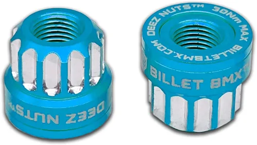 Miniatura 10 de BILLET BMX™ Deez Nuts™ Tuercas de eje de bicicleta de 12 puntos 3/8"-26 tpi (paquete de 2)