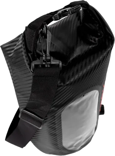 Miniatura 7 de YakAttack Bolsa de secado enrollable de 5L con válvula de aire, carbono negro, bolsa seca marina impermeable para kayak, canotaje y paddleboarding