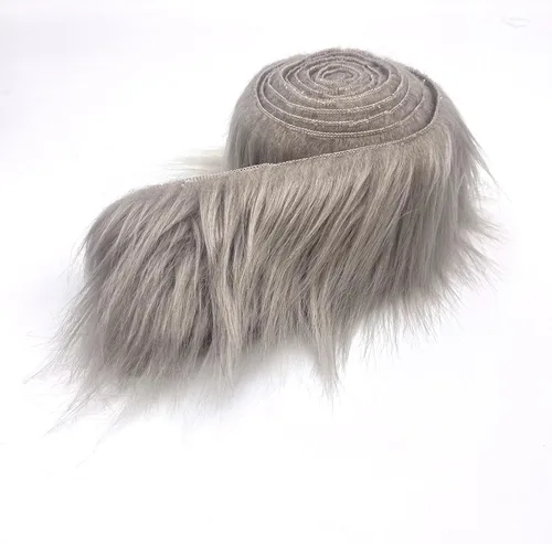 Miniatura 18 de Ice Fabrics Craft - Rollos precortados de tela de piel sintética, tiras de tela mohair de 2 x 60 pulgadas, súper suaves y mullidos, perfectos