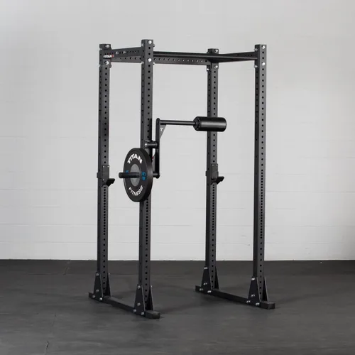 Miniatura 2 de Titan Fitness Máquina de cuello de montaje en rack, velocidad de carga de placa de 110 libras, compatible con bastidores de la serie T-3, X-3 y TITAN