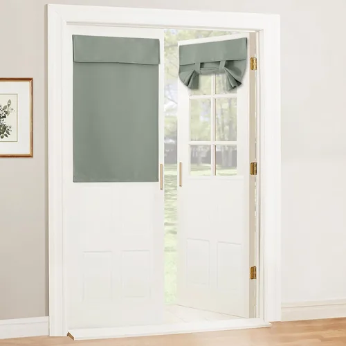 Miniatura 64 de RYB HOME 2 Paneles Cubierta de Ventana de Puerta de Aula, Persianas Opacas para Ventanas y Puertas de Aula Cubierta Persianas de Confinamiento