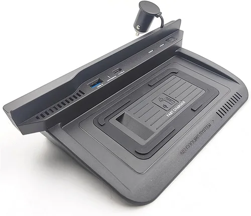 Miniatura 7 de Soporte para teléfono de coche con carga inalámbrica compatible con Nissan X-Trail T33 2022 2023 Accesorios interiores 15 W Cargador inalámbrico