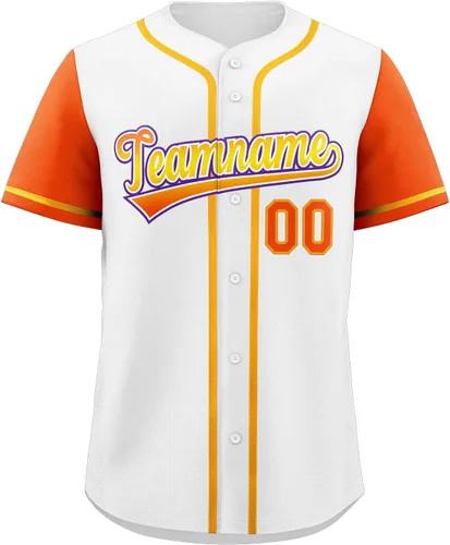 Miniatura 9 de Camisetas de béisbol personalizadas con botones de manga corta, número de nombre cosido personalizado / impreso para adultos y jóvenes