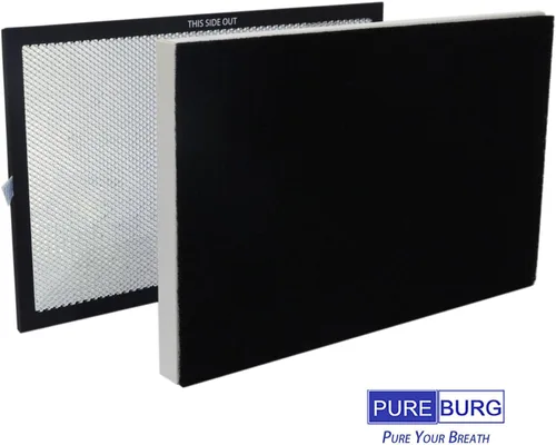 Miniatura 3 de PUREBURG Filtro de repuesto compatible con Lasko HF25630 Pure Platinum HEPA Purificador de Aire Piezas YY25630, H13 True HEPA & Tio2, carbón