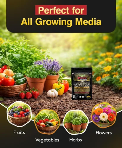 Miniatura 5 de Xtreme Gardening Mykos WP Mycorrhizae Powder - Micorrizas orgánicas para plantas - Estimulador de raíces de hongos micorrícicos para plantas - Ideal
