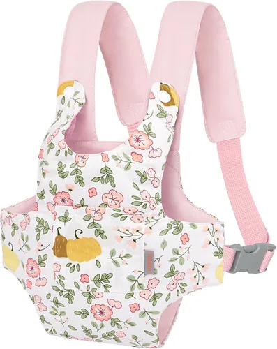 Miniatura 14 de GAGAKU Portabebés de juguete para muñecas Accesorio de muñeca Portador de animales de peluche para niños con correas ajustables - Gris - Ciervo