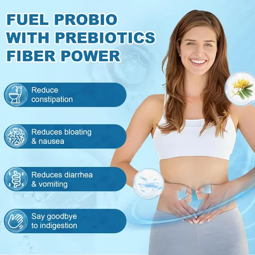 Miniatura 4 de Probióticos para mujeres y hombres para la salud digestiva con 100 mil millones de UFC, probióticos para mujeres y hombres para la salud intestinal